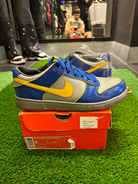 Men’s Nike Supreme Dunk Ronaldo Low SZ 8 $380