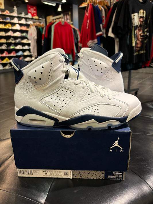 Air Jordan 6 Midnight Navy Size 9 Men Shoes