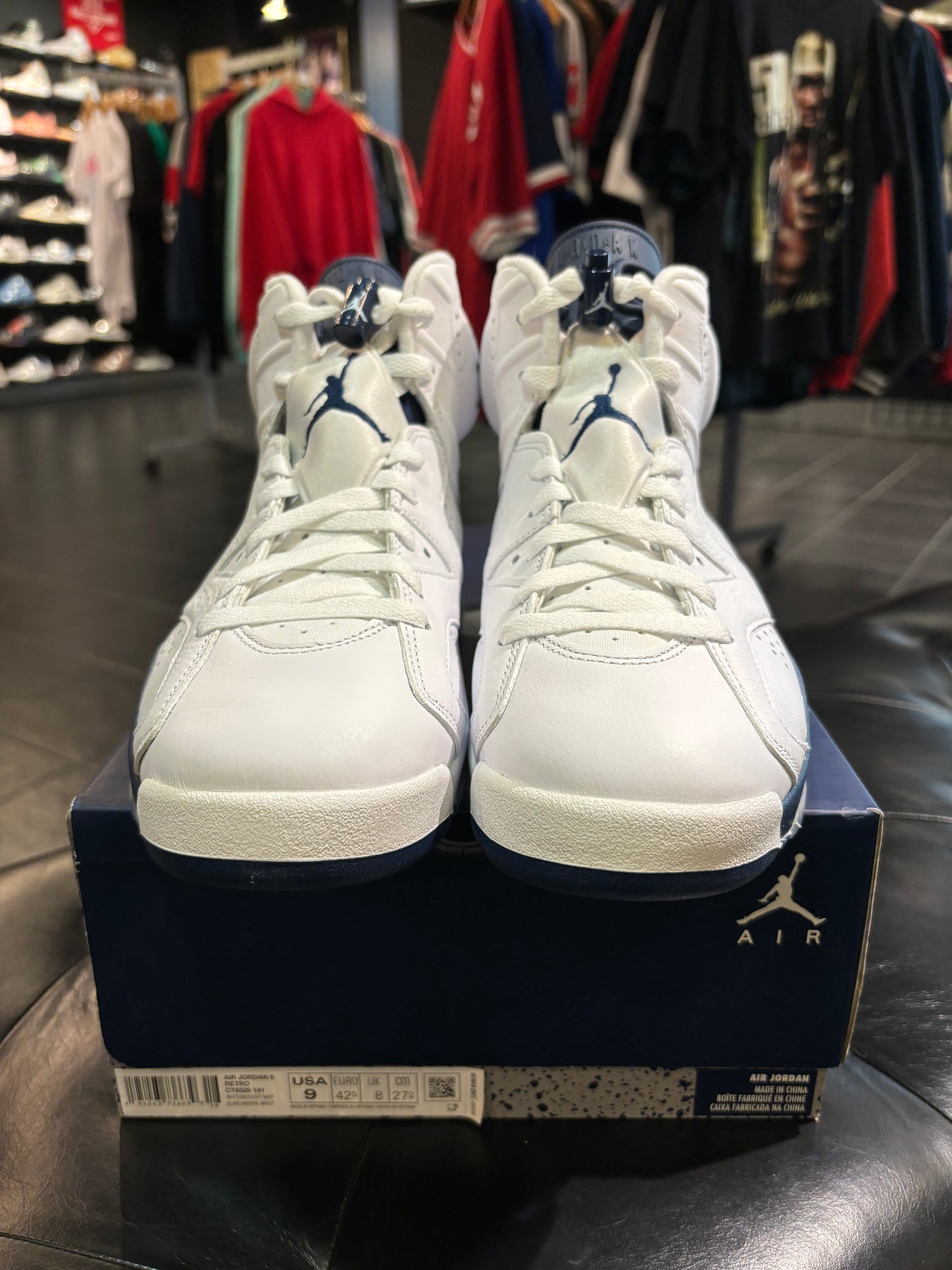 Air Jordan 6 Midnight Navy Size 9 Men Shoes