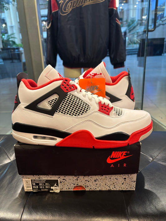 Air Jordan 4 Fire Red Size 13 Mens Shoes $300