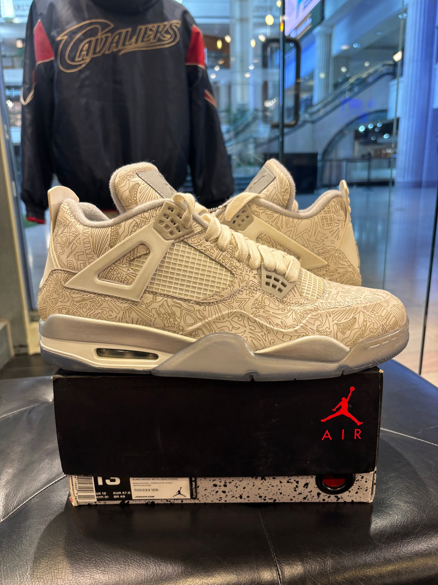 Air Jordan 4 Laser Size 13 Mens Shoes $350