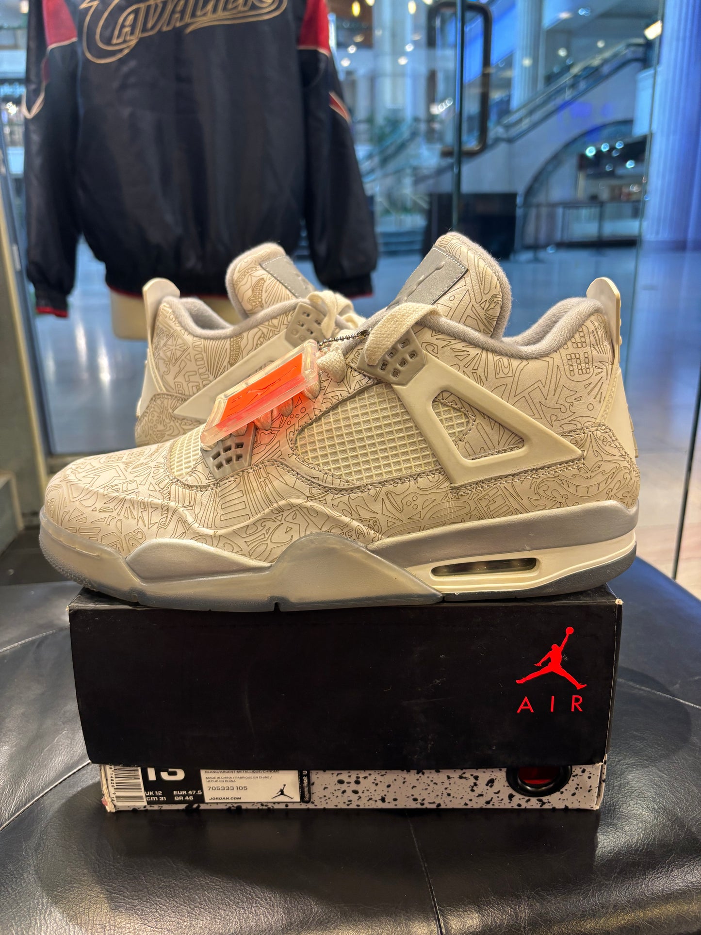 Air Jordan 4 Laser Size 13 Mens Shoes $350