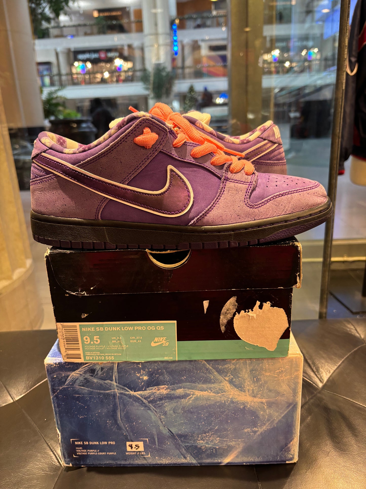 Nike Lobster Purple Size 9.5 Special Box Mens Shoes $1000