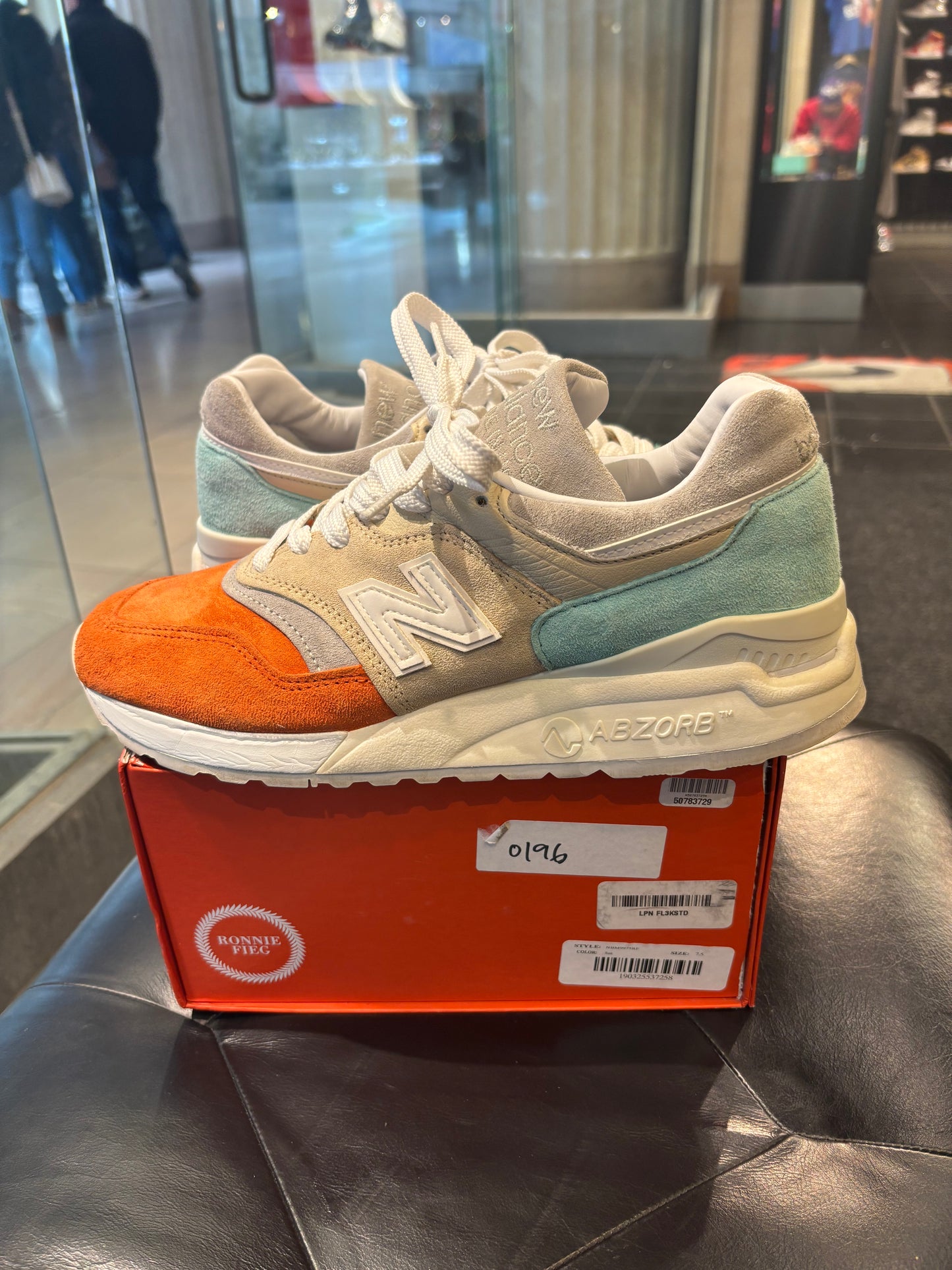 New Balance Ronnie Fieg X Mykonos 997.5 Cyclades Size 7.5 Mens Shoes $120