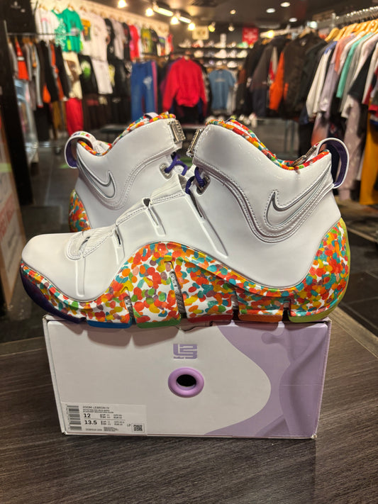 Nike Lebron 4 Fruity Pebbles Size 12 Mens Shoes $250