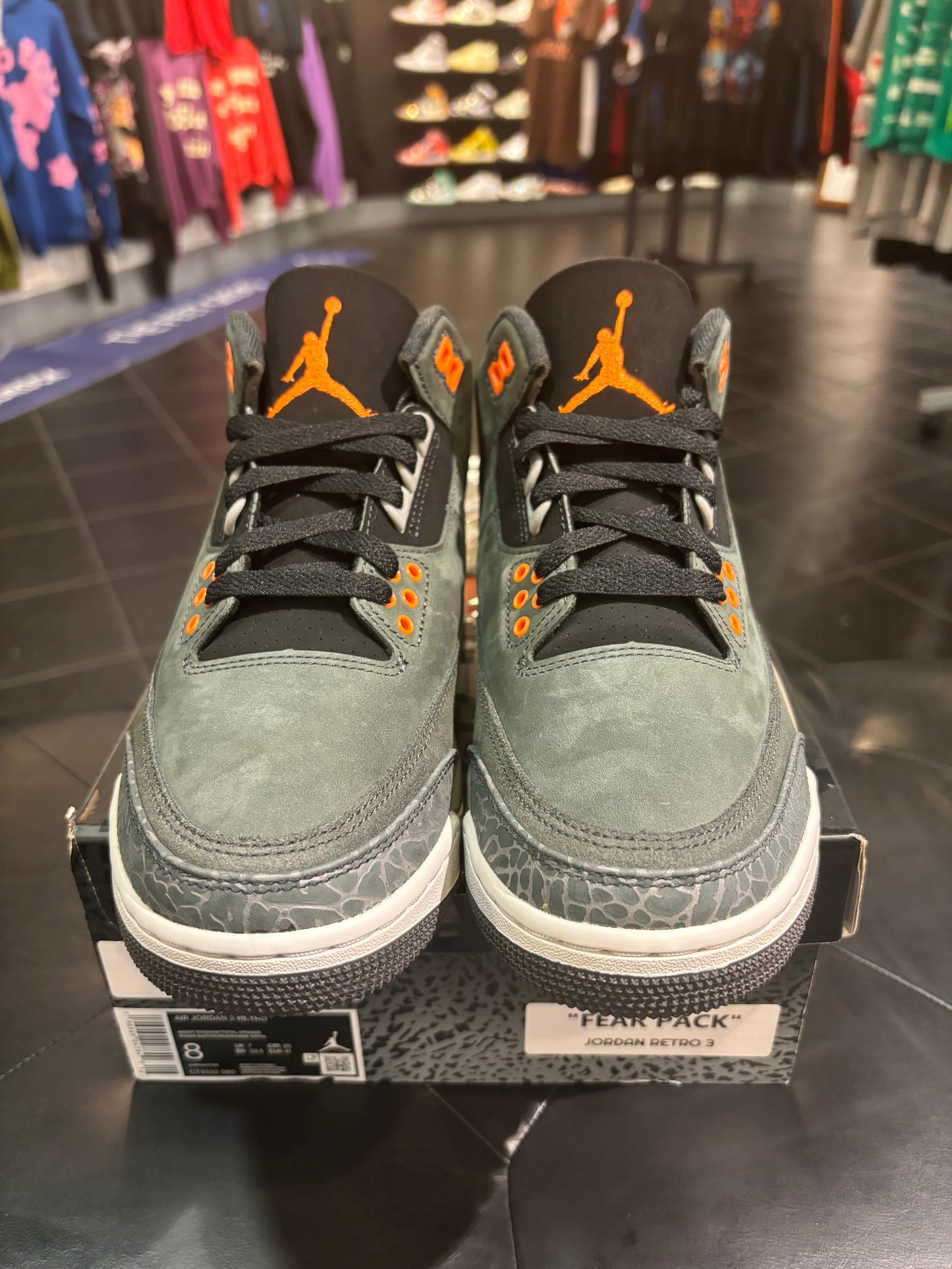 Men’s Air Jordan 3 Fear Size 8 Shoes $175 Brand New