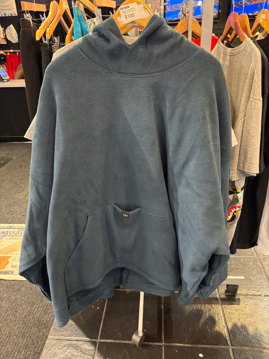 Yeezy Gap Fleece Blue Hoodie Engineered By Balenciaga XL $120