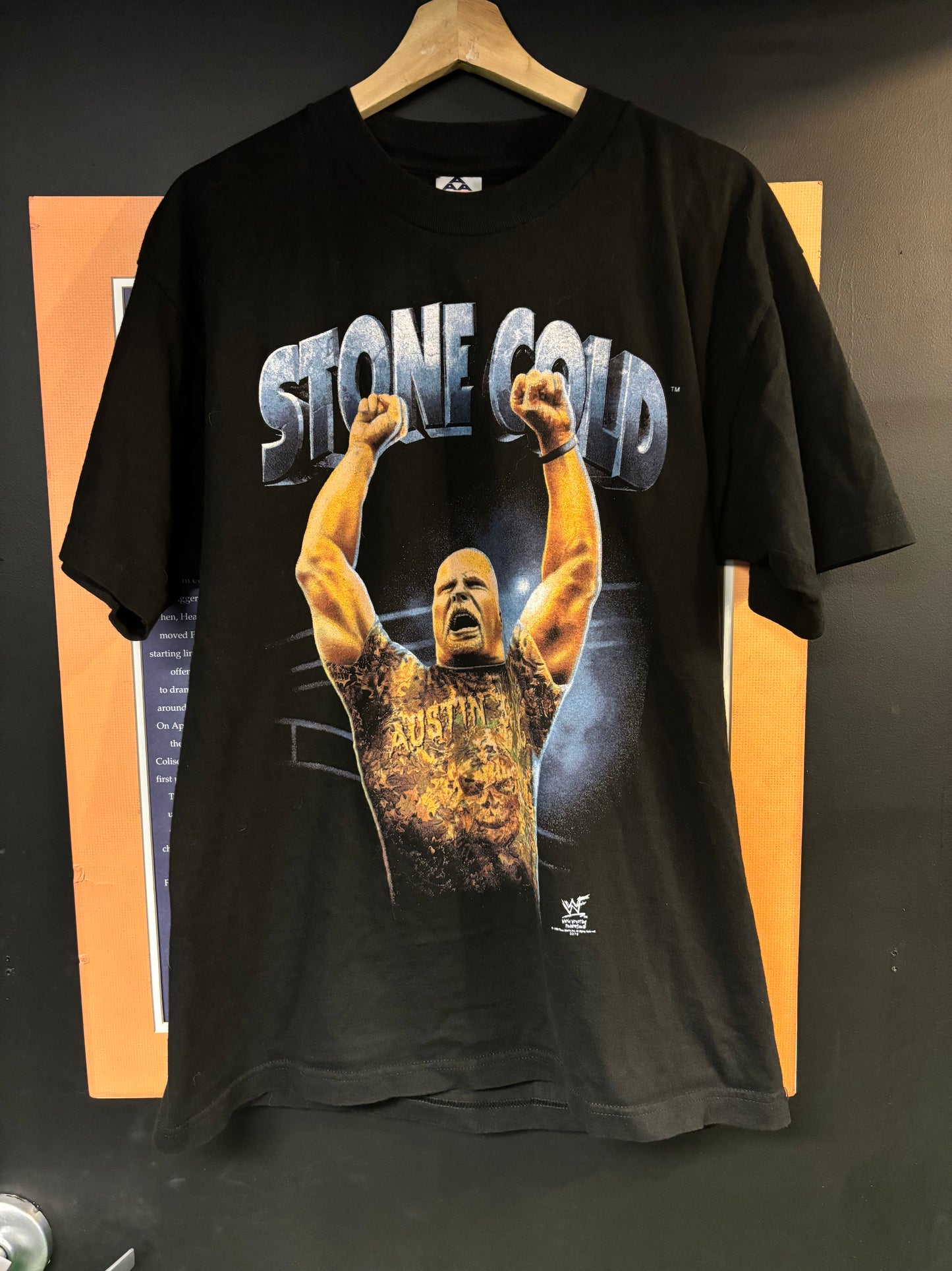 Vintage Stone Cold WWF Kill Em All Large 1998 ( 21.5 By 30 )