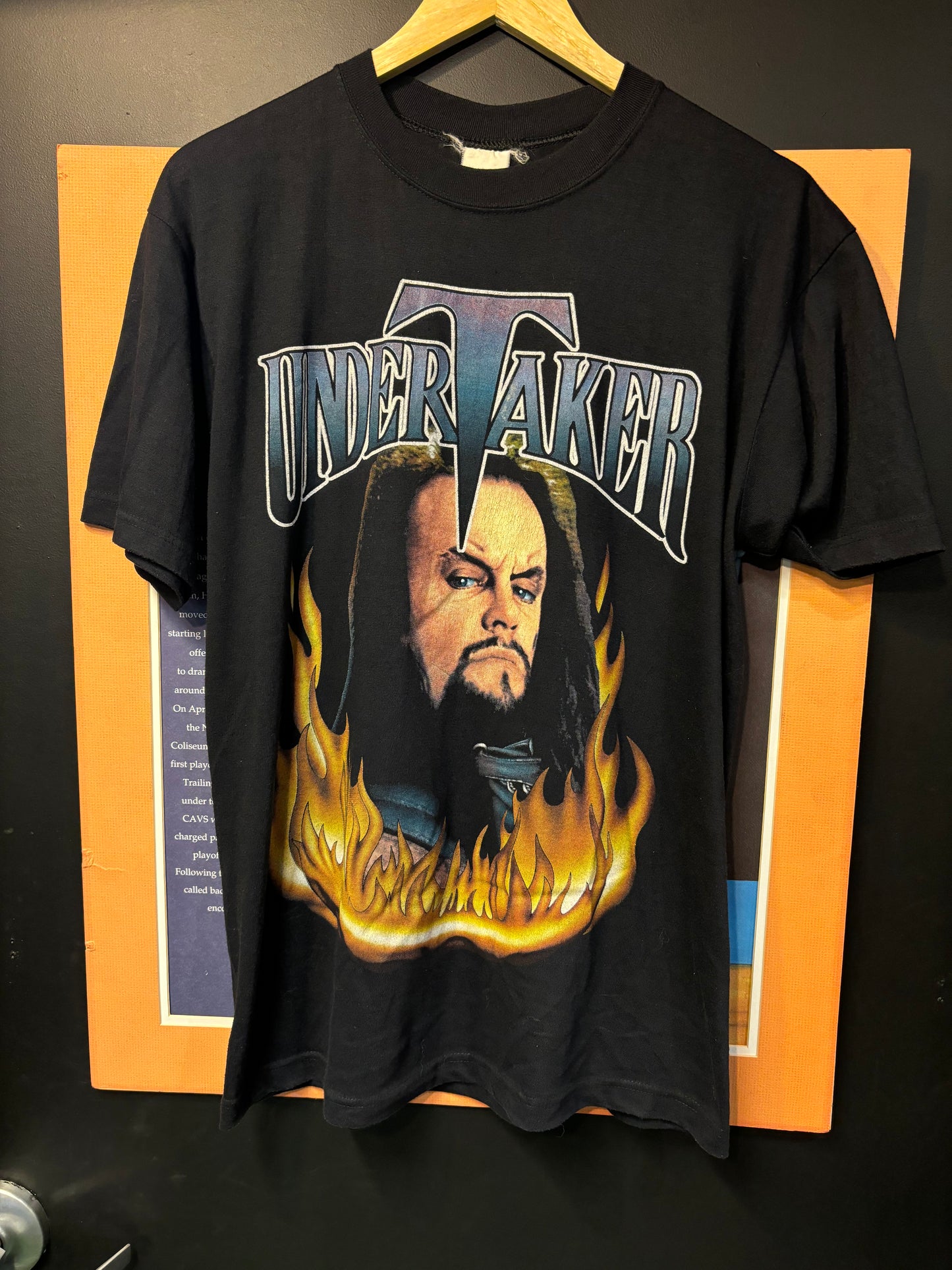 Vintage Undertaker Flame Tee  ( 21 By 29 ) Large $150