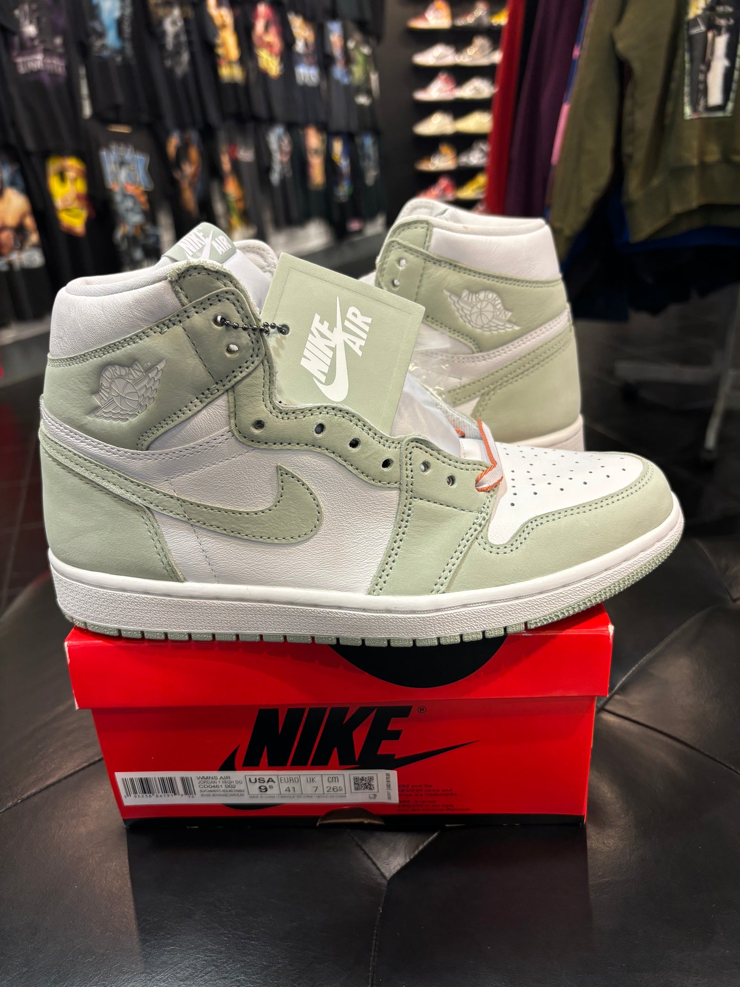 Air Jordan 1 Seafoam Size 9.5 Woman Size 8 Men’s Shoes $200