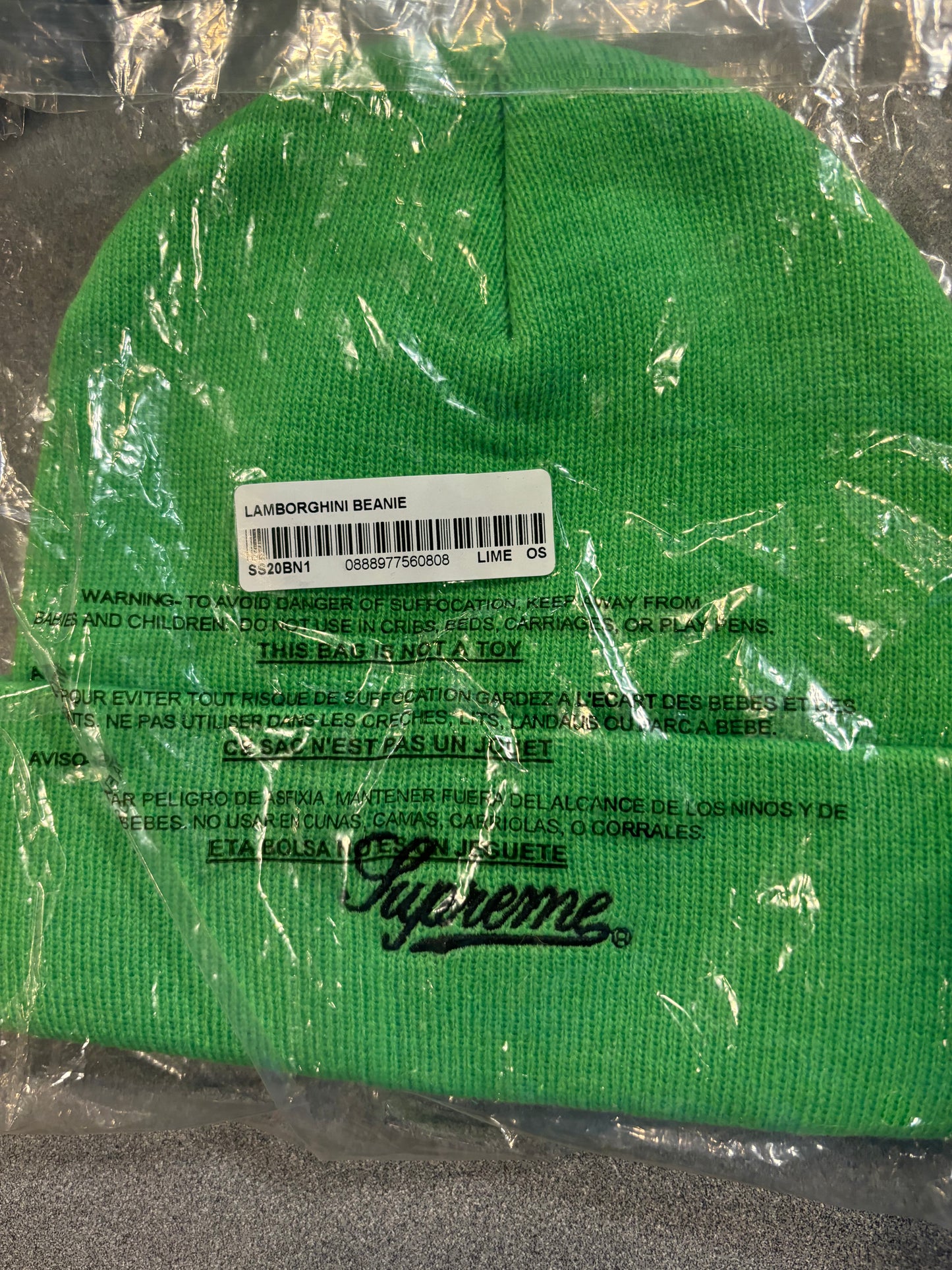 Supreme Beanie Automobili Lamborghini $130