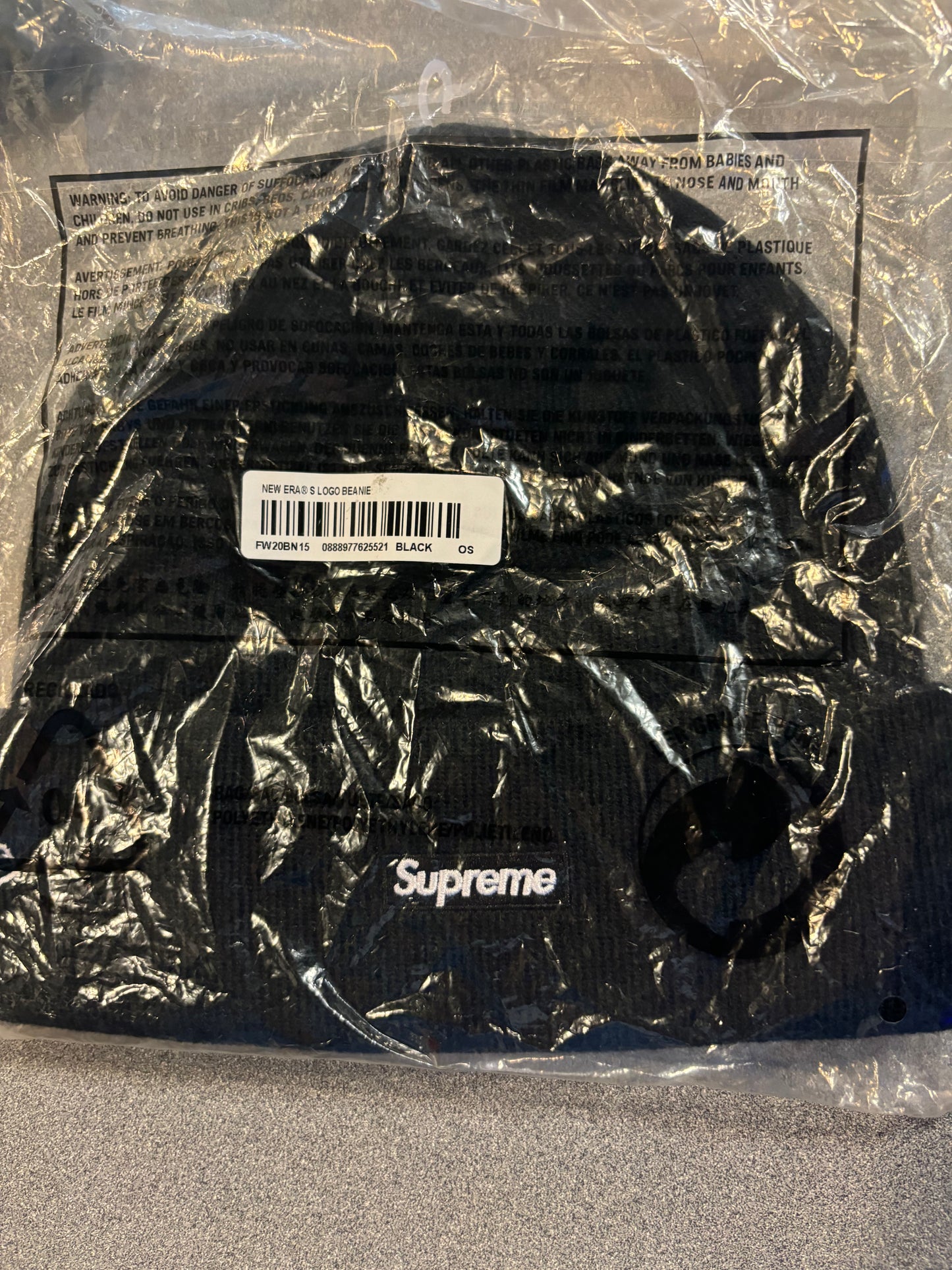 Supreme New Era S Logo Beanie $170