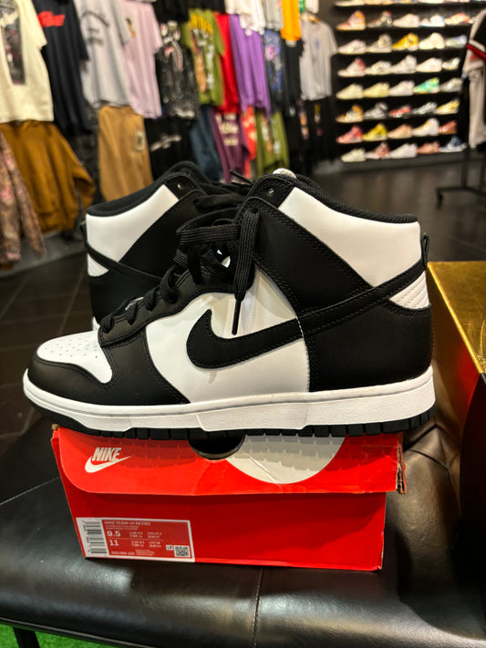 Nike Panda Dunk High Size 9.5 Men’s Shoes $125