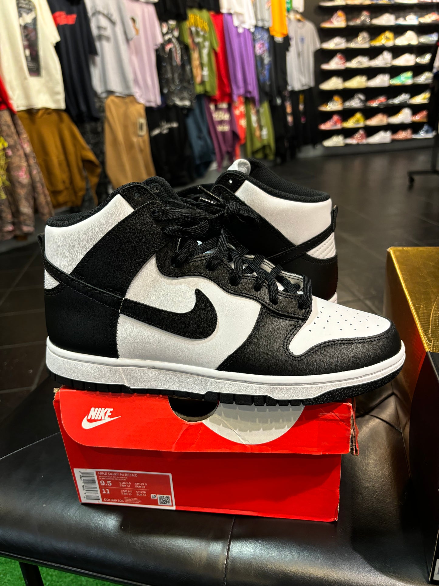 Nike Panda Dunk High Size 9.5 Men’s Shoes $125