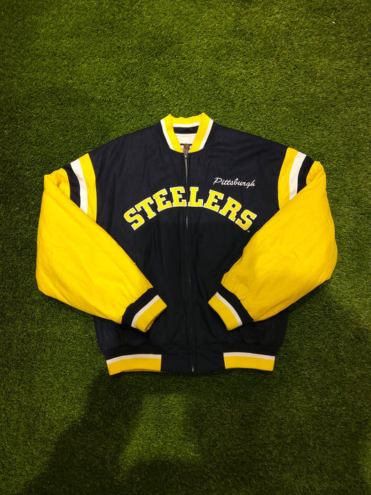 Vintage Mirage Pittsburgh Steelers Championship Jacket Size Medium