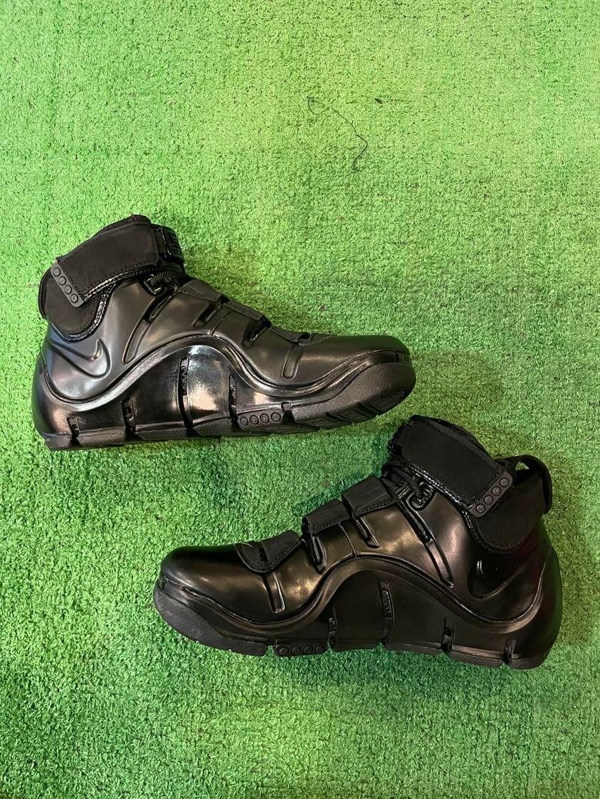 Nike Zoom LeBron IV Triple Black Size 7 Men Shoes