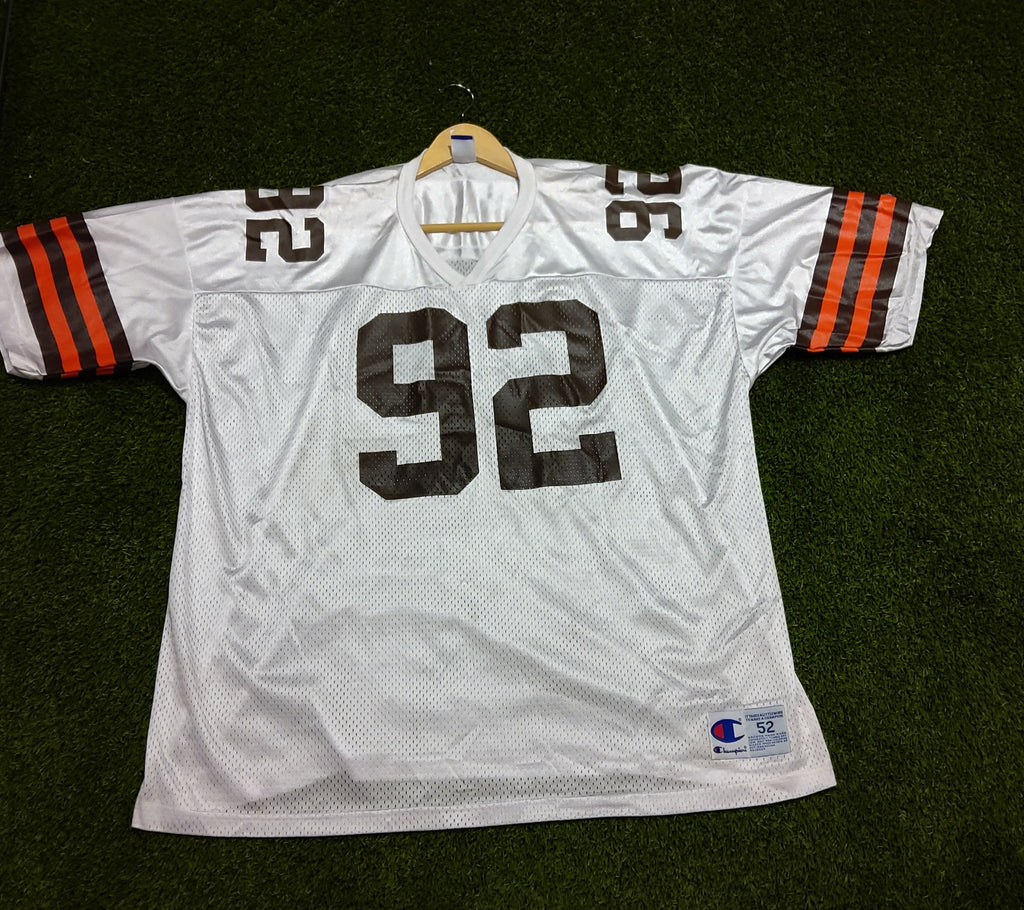 Champion Cleveland Browns #92 Brown Jersey size 2XL