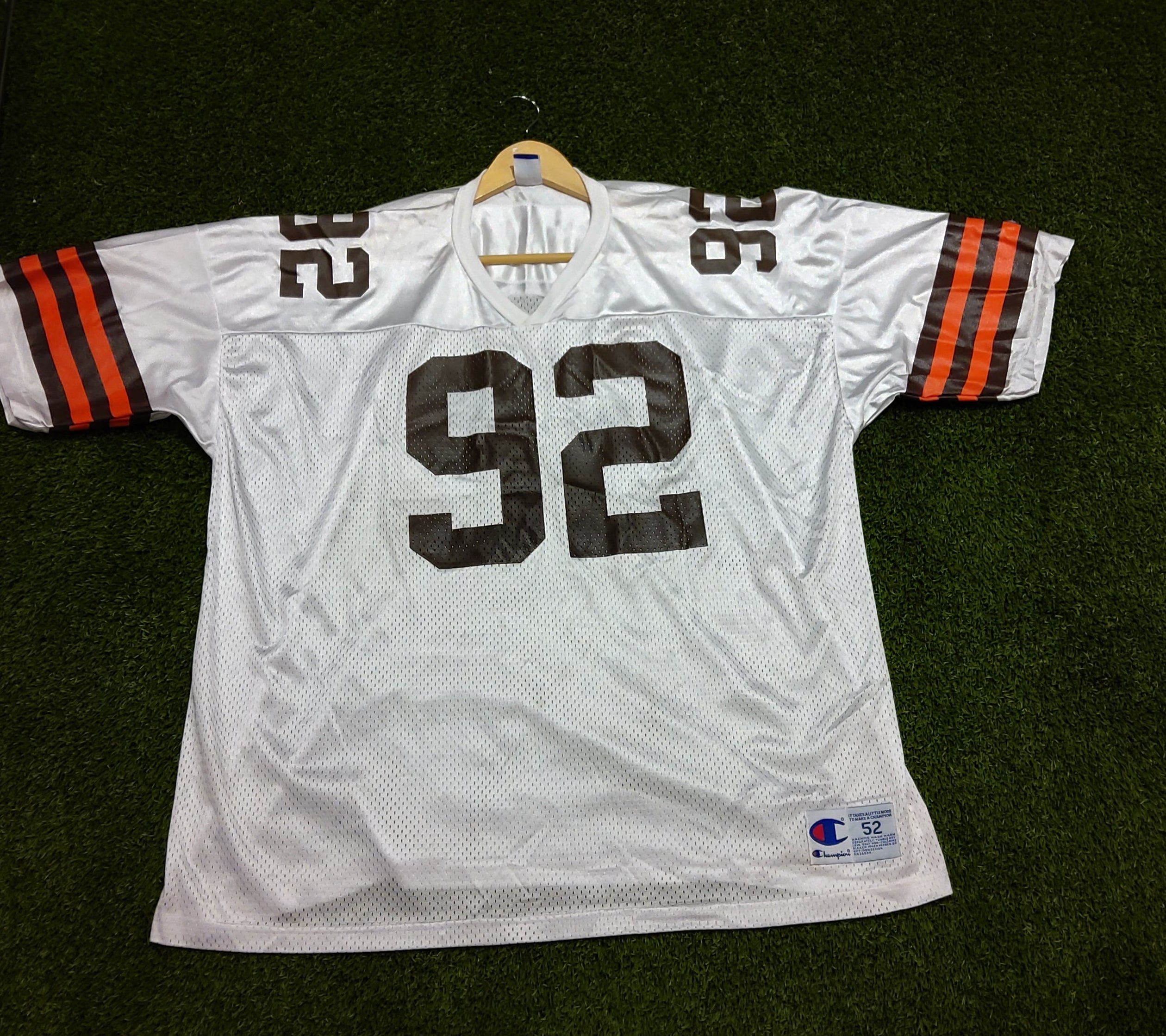 Champion Cleveland Browns #92 Brown Jersey size 2XL