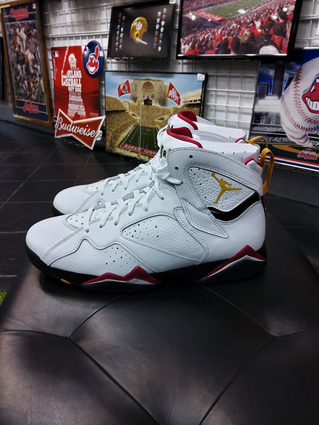 Men's Air Jordan 7 Cardinal Size 13 Shoes
