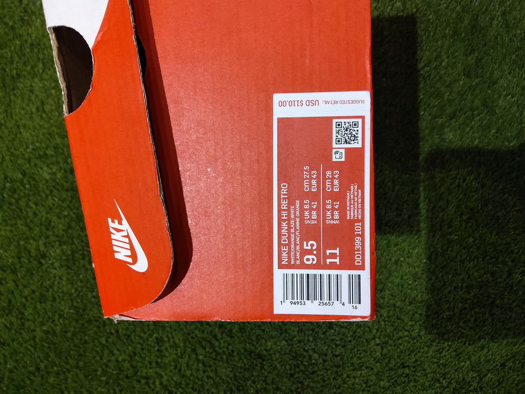 Nike Dunk High syracuse size 9.5 shoe