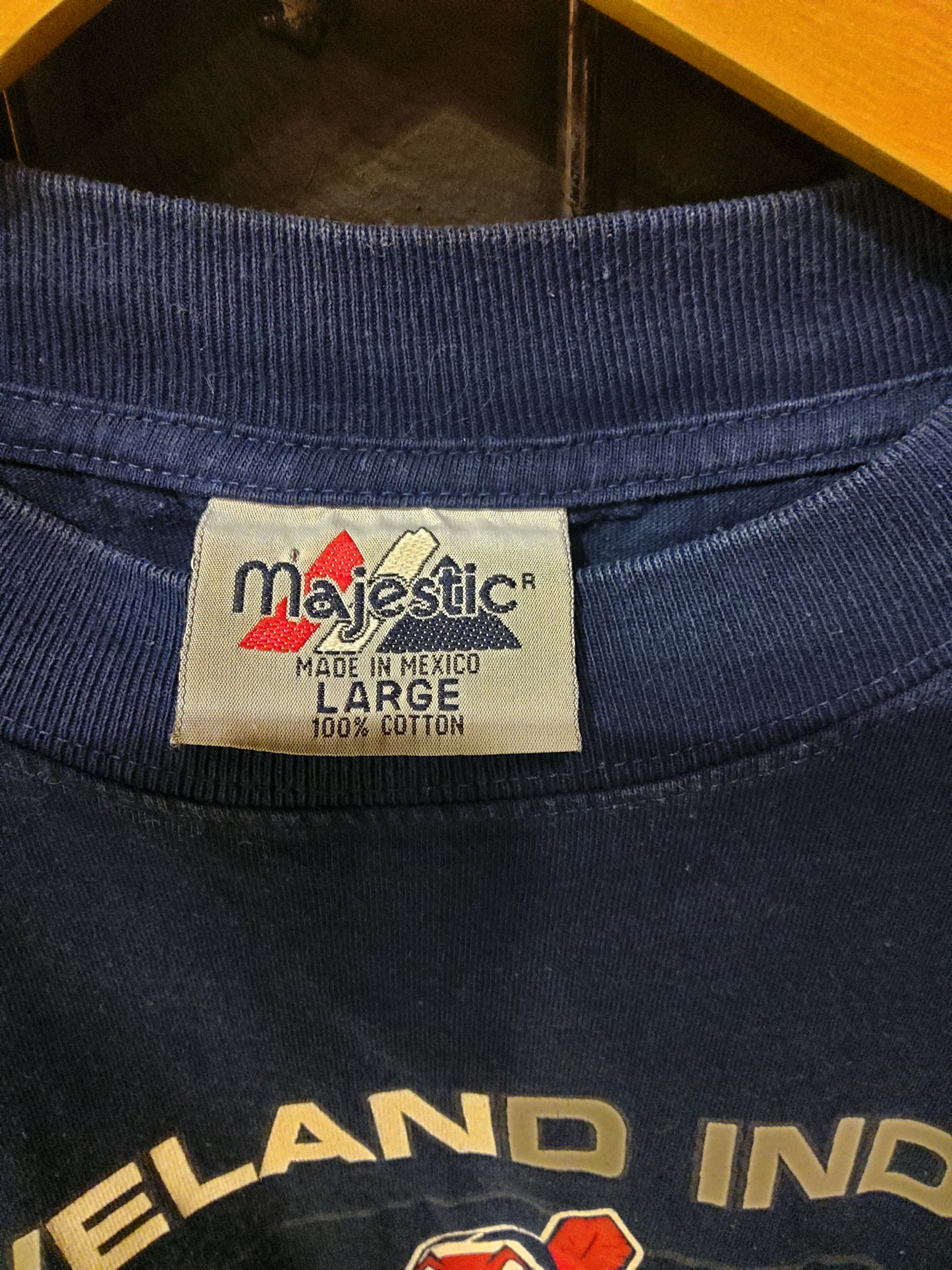 Majestic Cleveland Indians Tee Size L