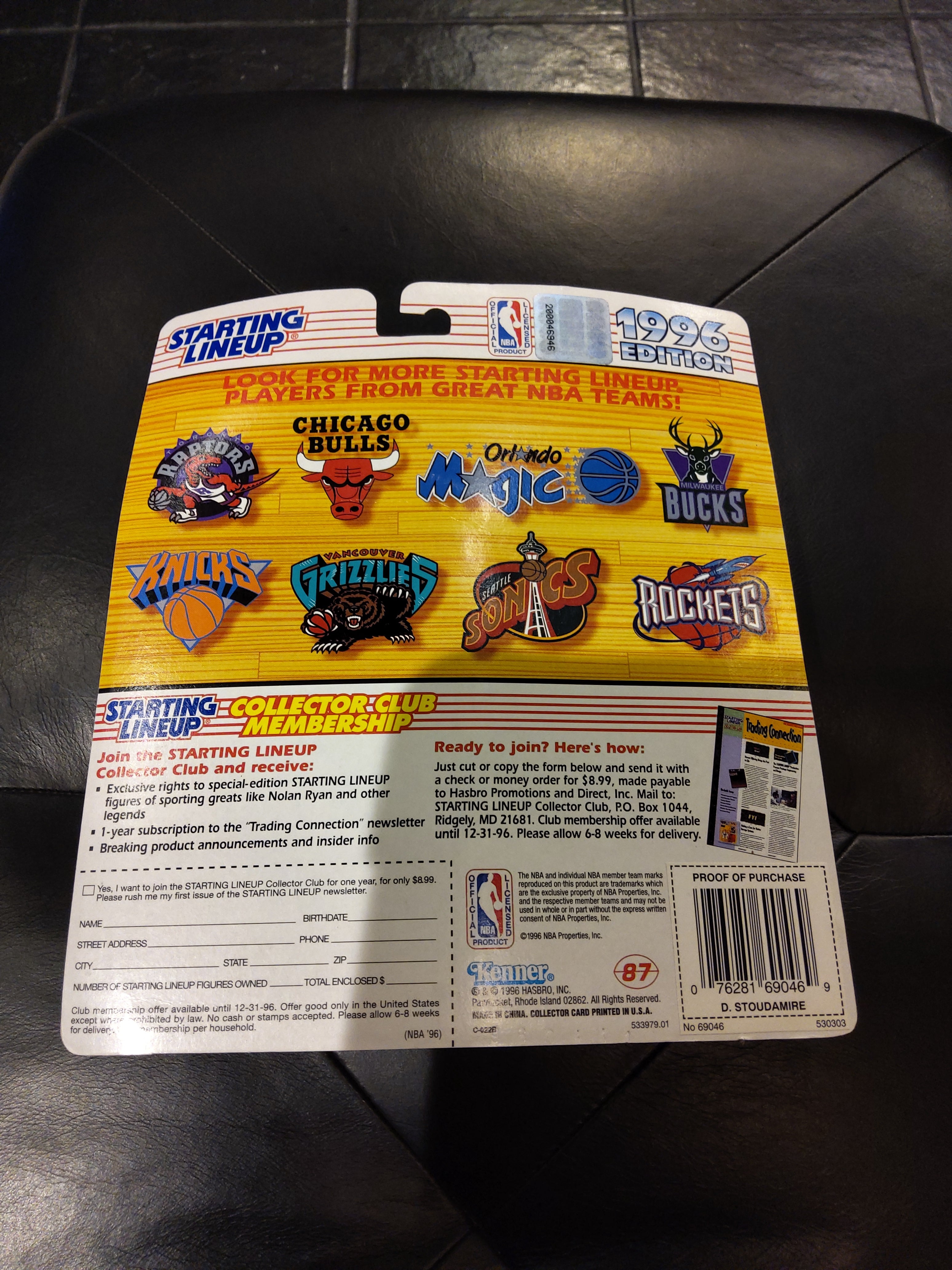 1996 Starting Lineup Toronto Raptors Damon Stoudamire