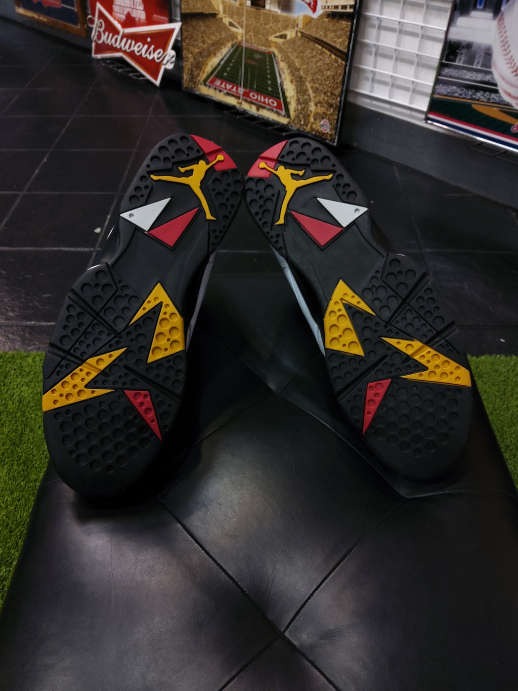 Men's Air Jordan 7 Cardinal Size 13 Shoes