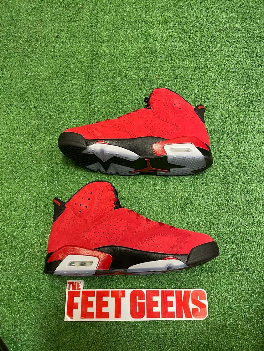 Air Jordan 6 Retro Toro Red Size 11.5 Men Shoes