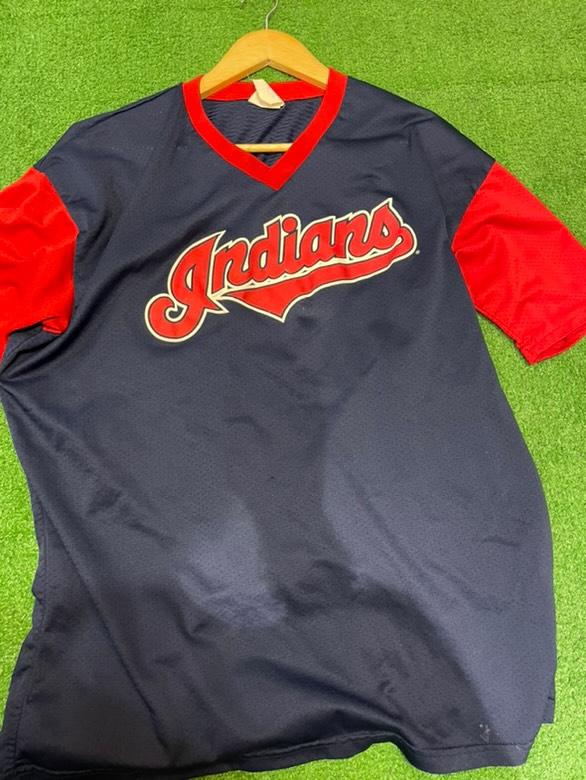 Vintage Cleveland Indians Practice Jersey Size Large