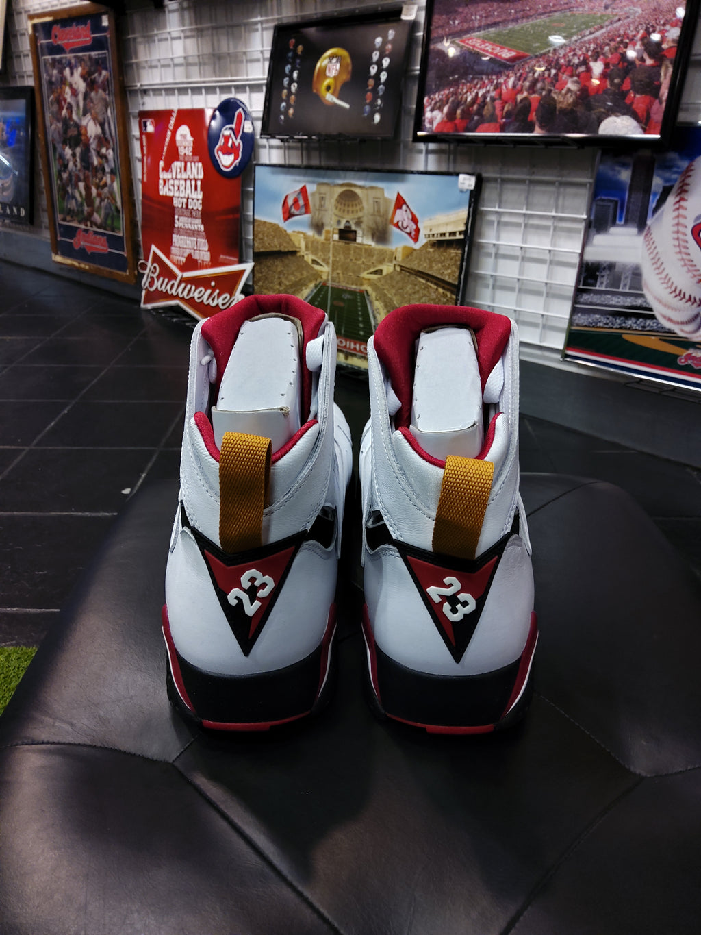 Men's Air Jordan 7 Cardinal Size 13 Shoes