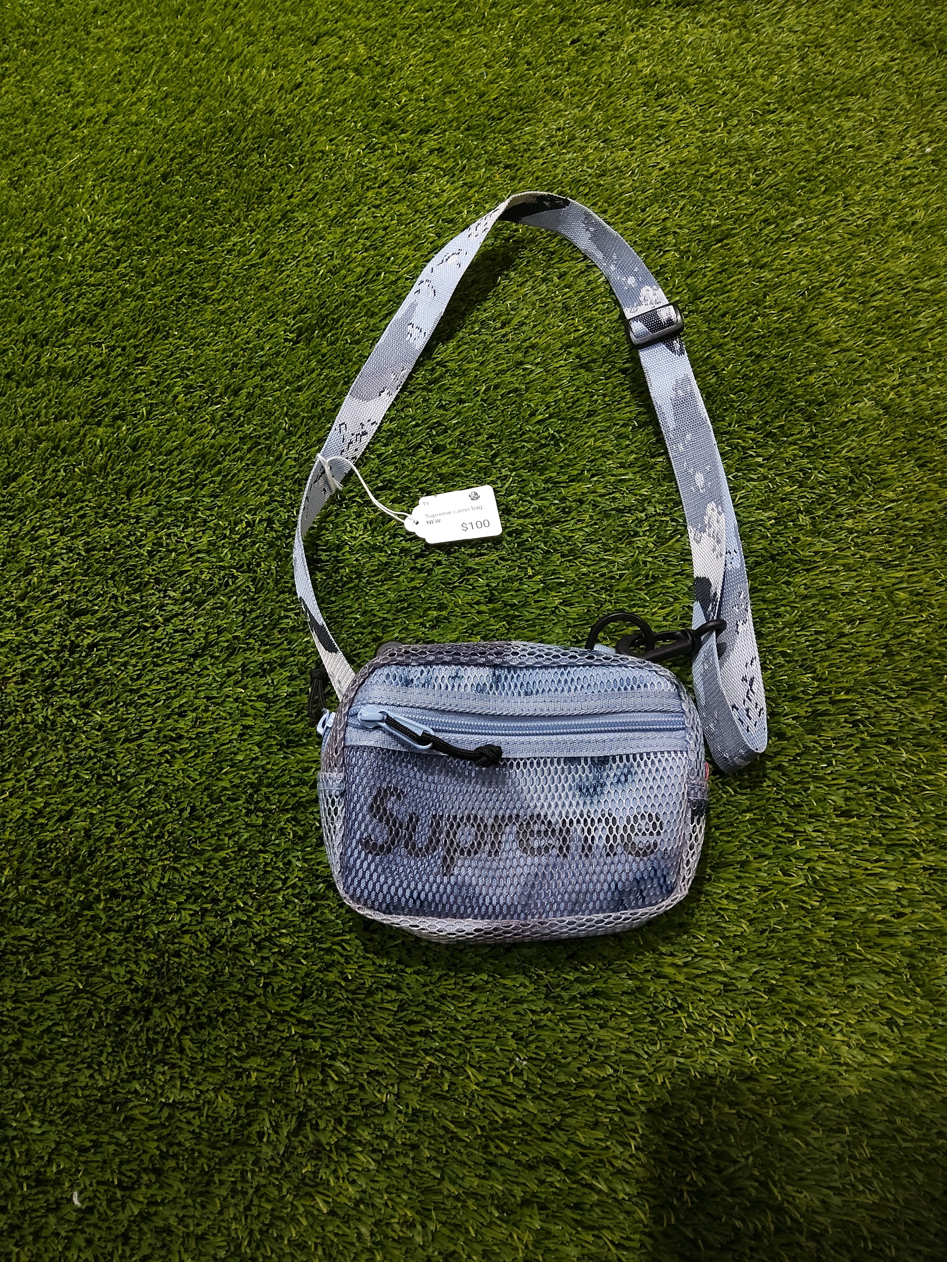 Supreme waist bag blue camo