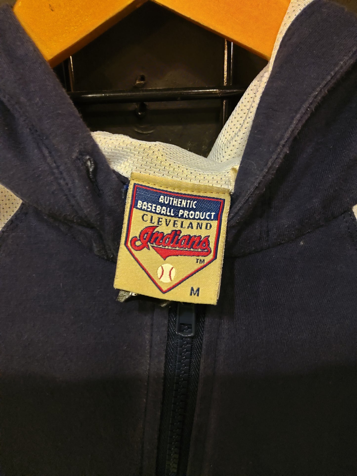 Authentic Baseball Cleveland Indians Hoodie Women's Size M