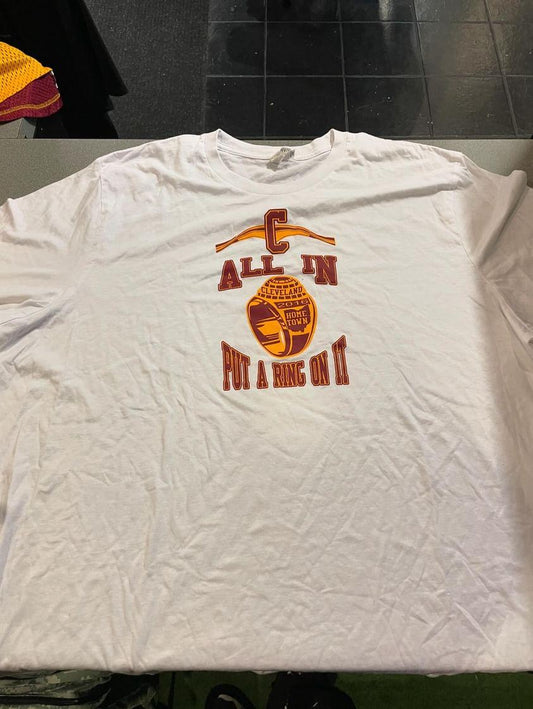 Cavs All In Tee size 4XL