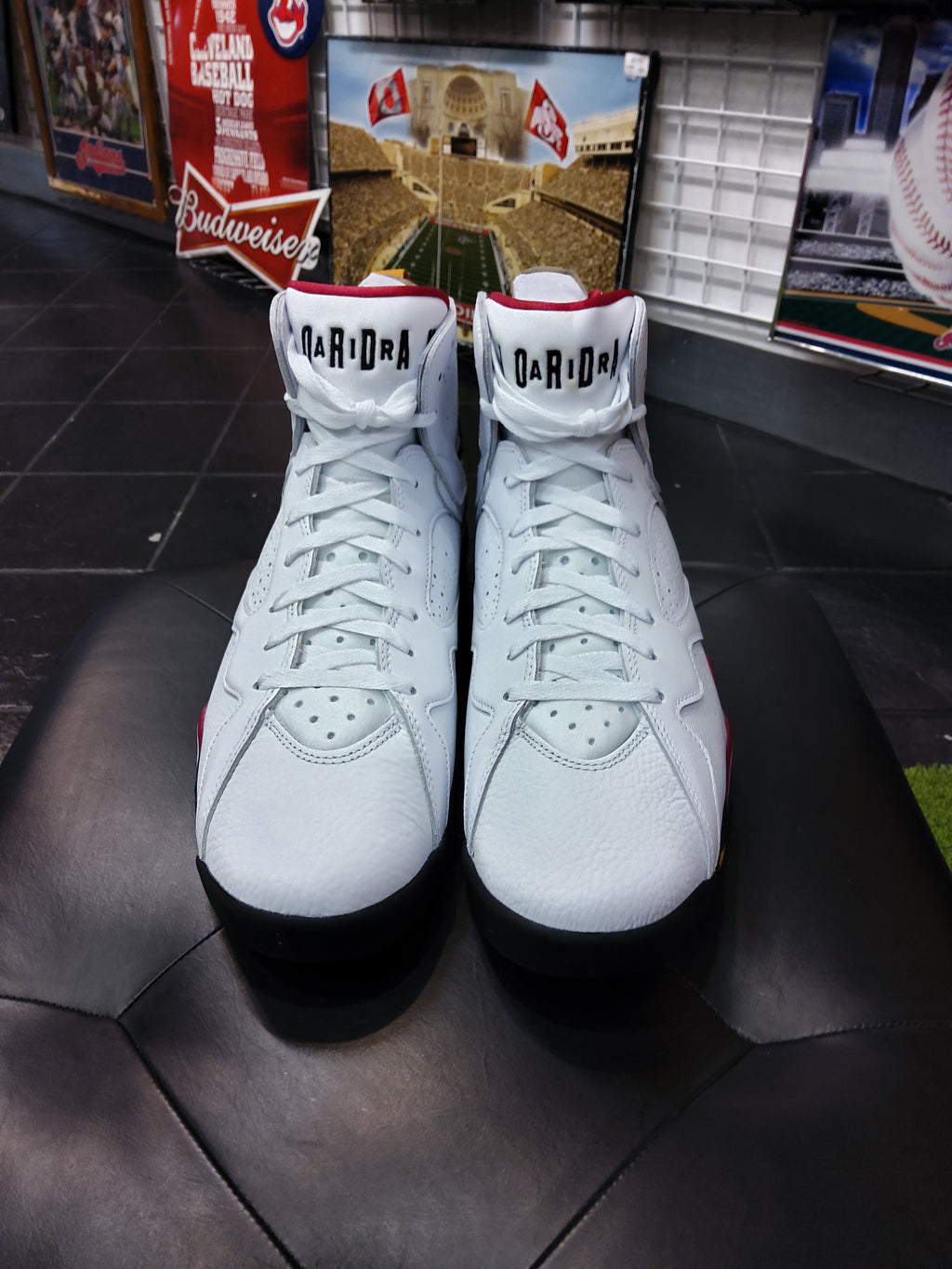 Men's Air Jordan 7 Cardinal Size 13 Shoes