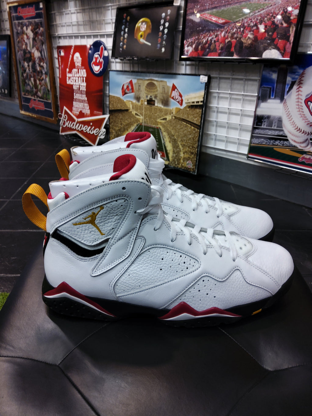 Men's Air Jordan 7 Cardinal Size 13 Shoes