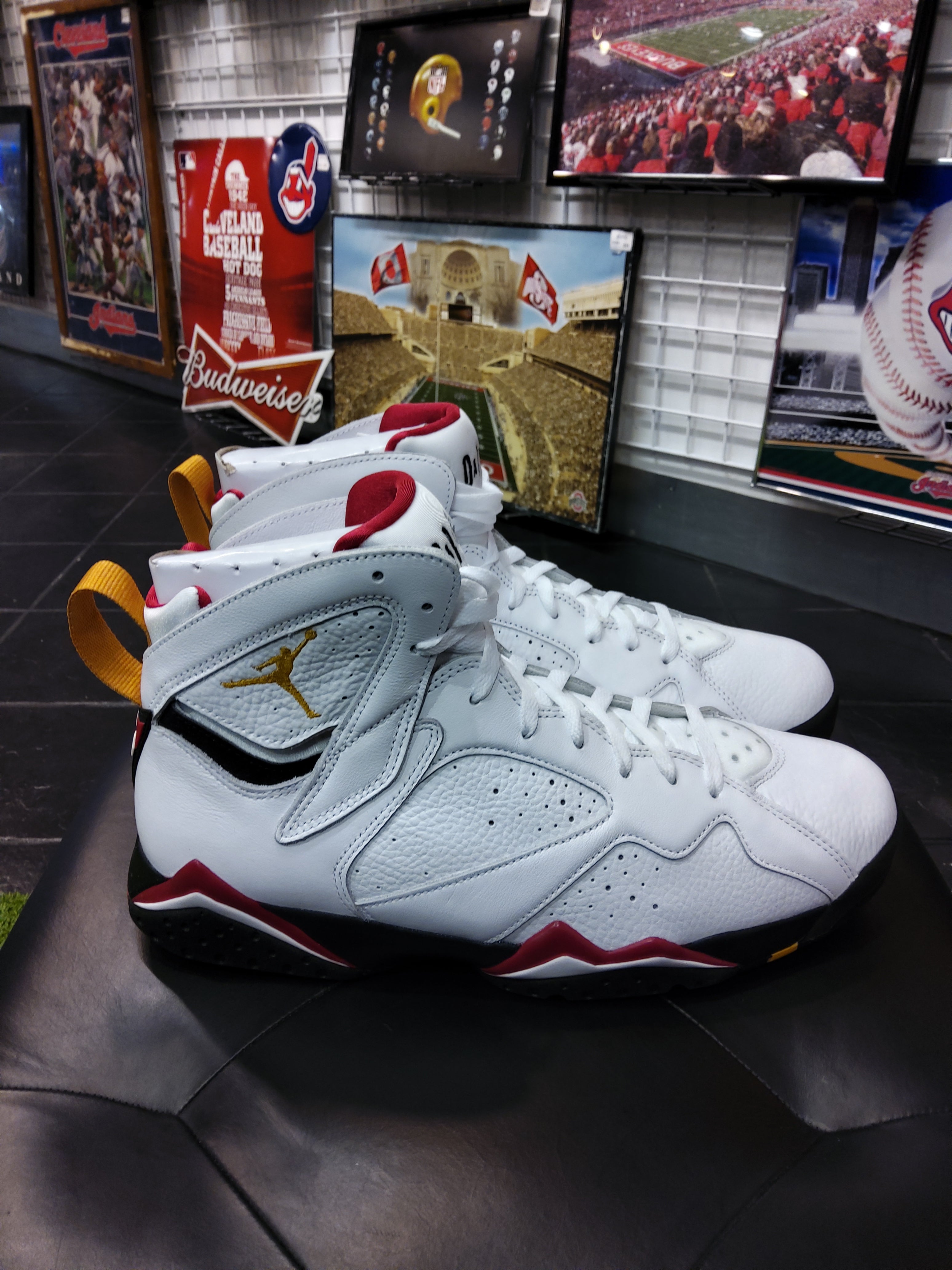 Men's Air Jordan 7 Cardinal Size 13 Shoes