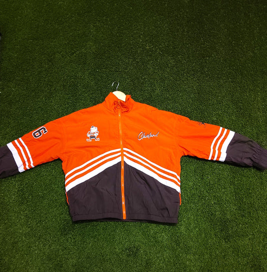 Wear Cleveland Browns Womens Windbreaker Jacket size Large