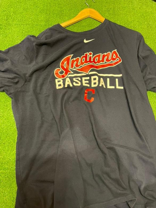 Vintage Cleveland Indians Nike Baseball T Shirt Size 3XL