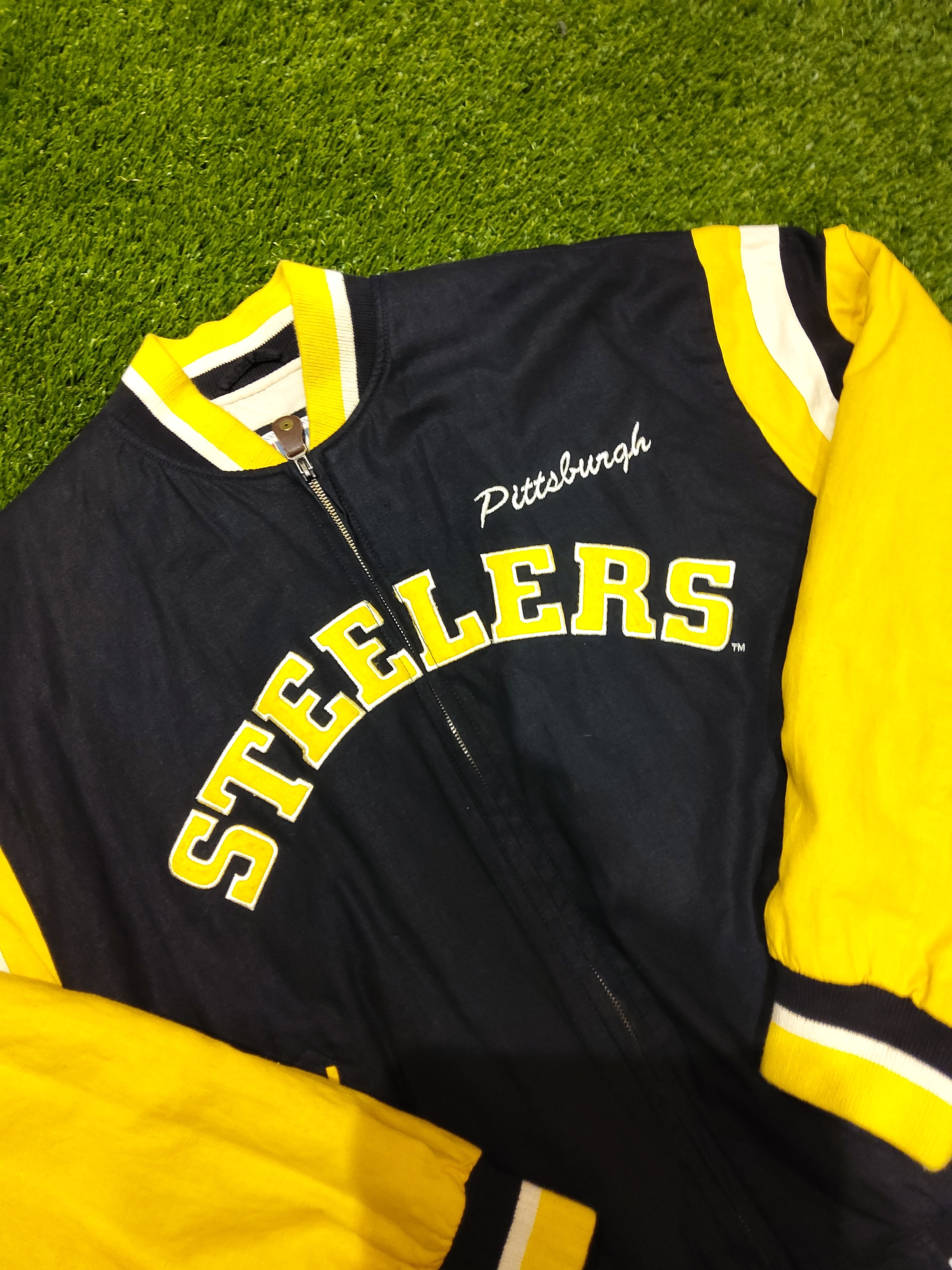 Vintage Mirage Pittsburgh Steelers Championship Jacket Size Medium