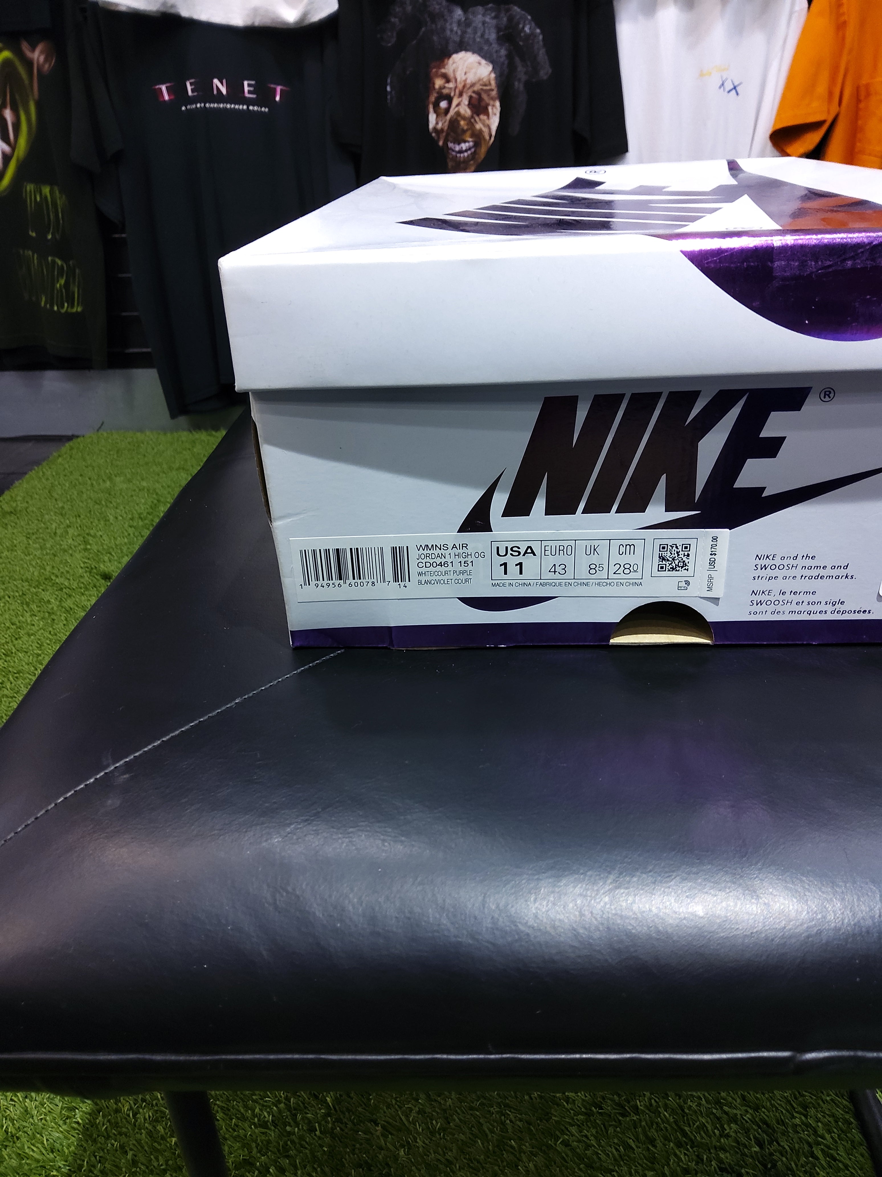 Air Jordan 1 High Court Purple Size 11 Women's Shoes