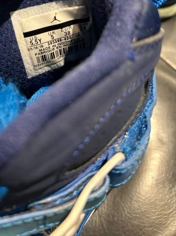 Air Jordan 8 Retro Snowflake size 5.5y gs shoes
