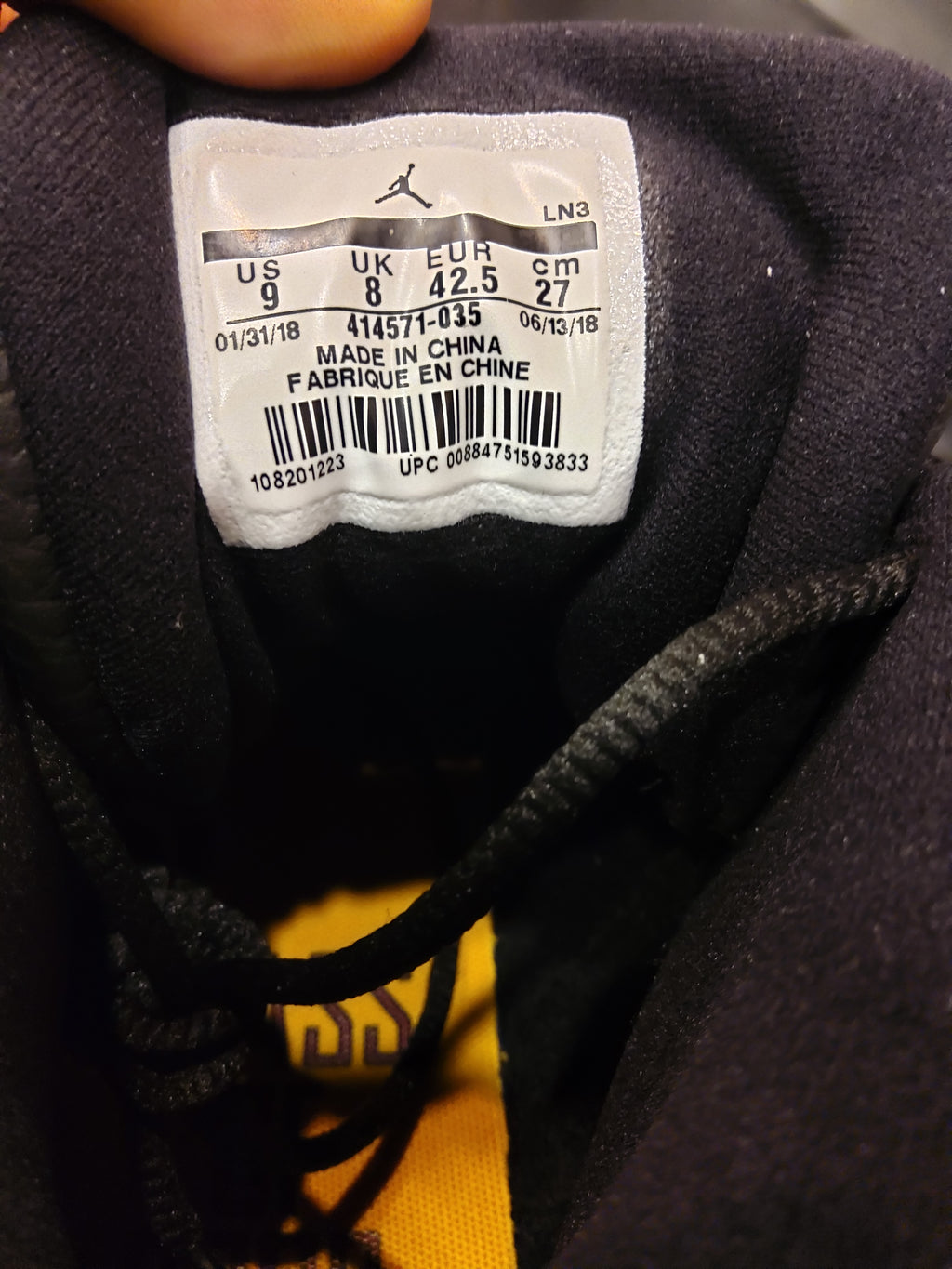 Air jordan 13 melo size 9