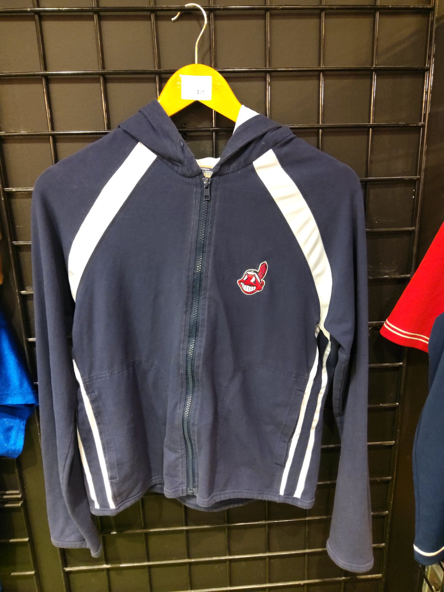 Authentic Baseball Cleveland Indians Hoodie Women's Size M