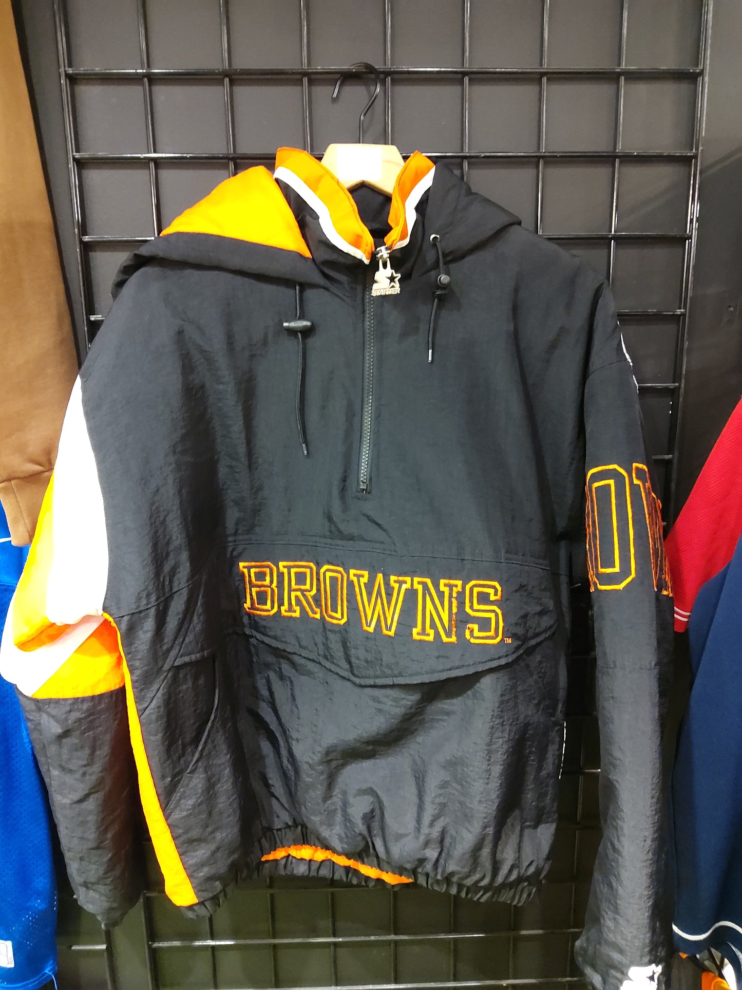 Starter Classic Collection Cleveland Browns Pullover Coat Size Small