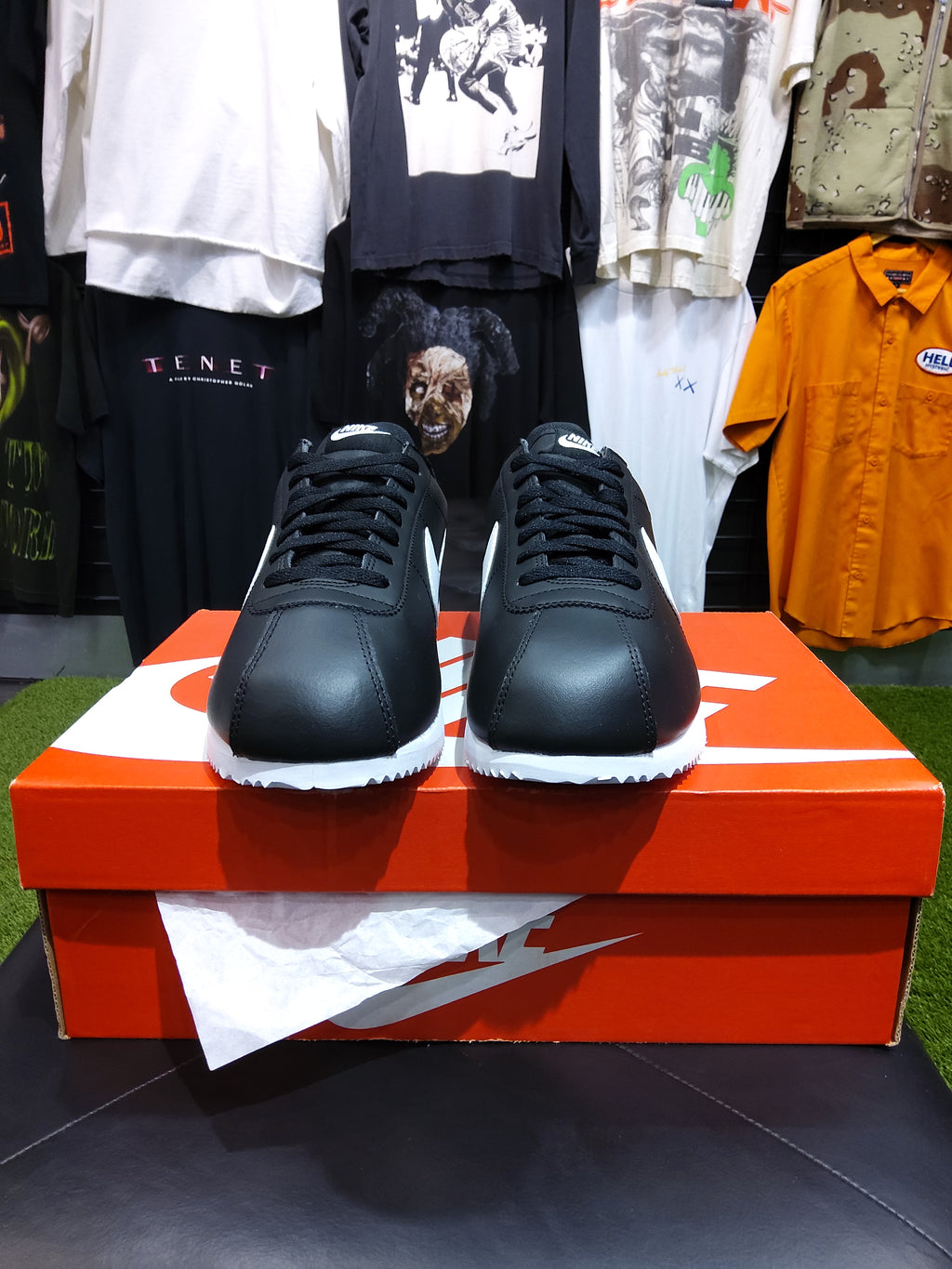 Nike Cortez Black White Size 10.5 Men's Shoes