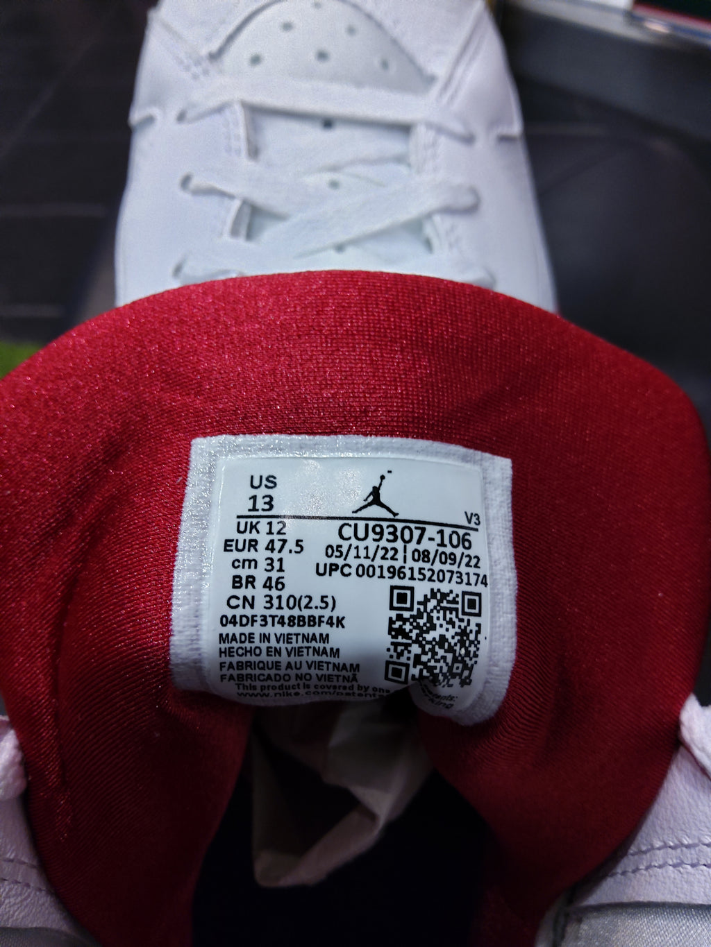Men's Air Jordan 7 Cardinal Size 13 Shoes