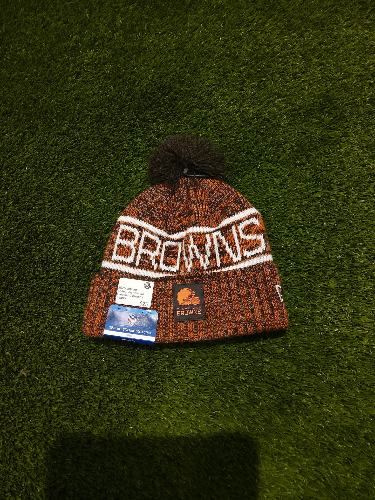 2025 Sideline Collection New Era Cleveland Browns Beanie