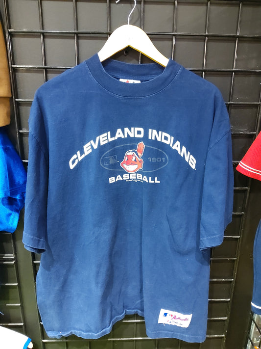Majestic Cleveland Indians Tee Size L