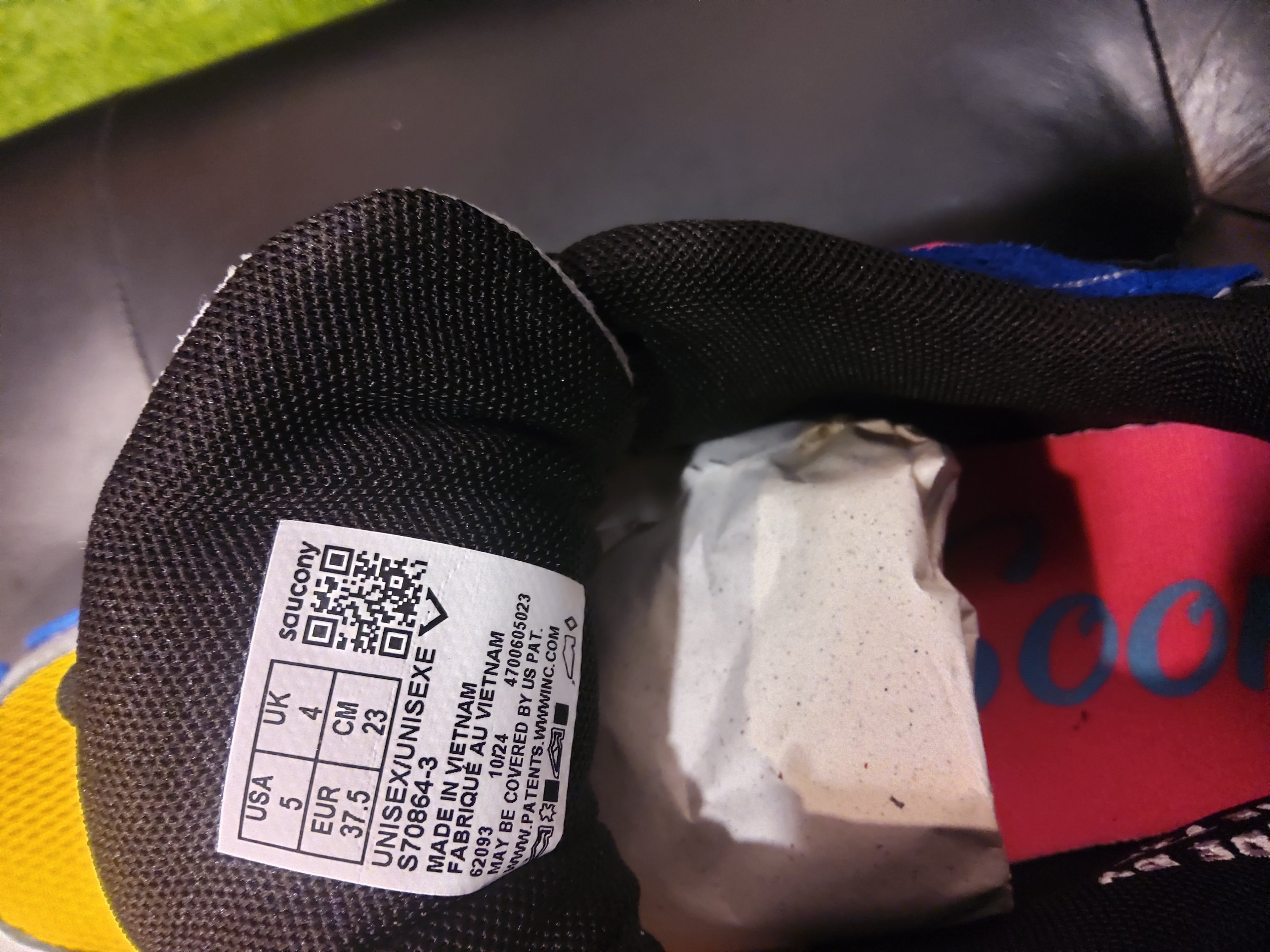 Saucony jazz 9 jae tips size 5