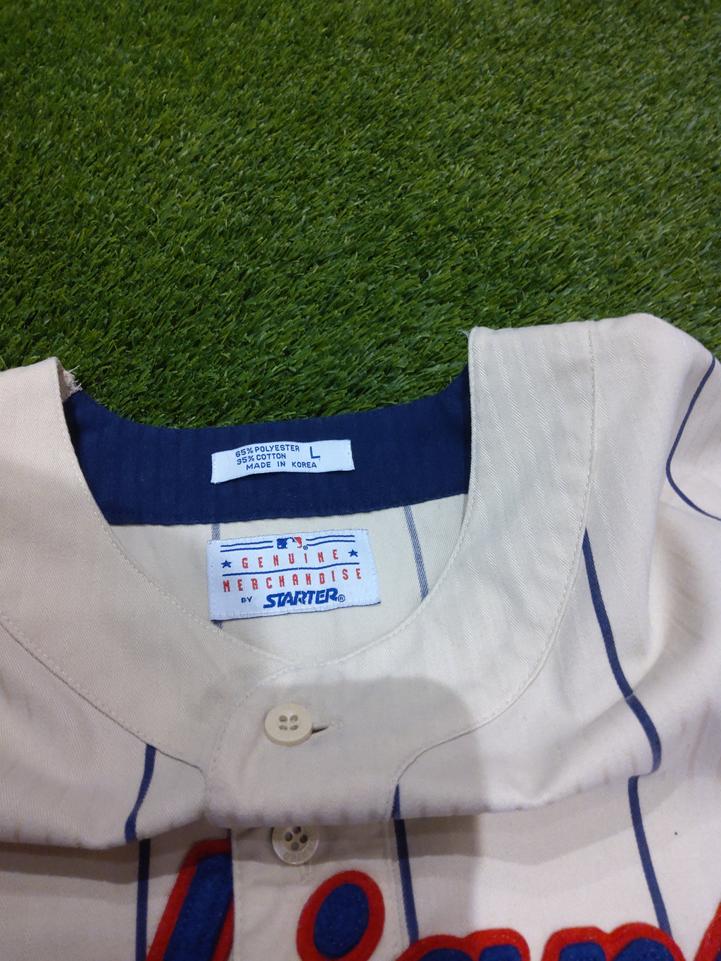 Starter Cleveland Indians Cutt off Jersey Size Large
